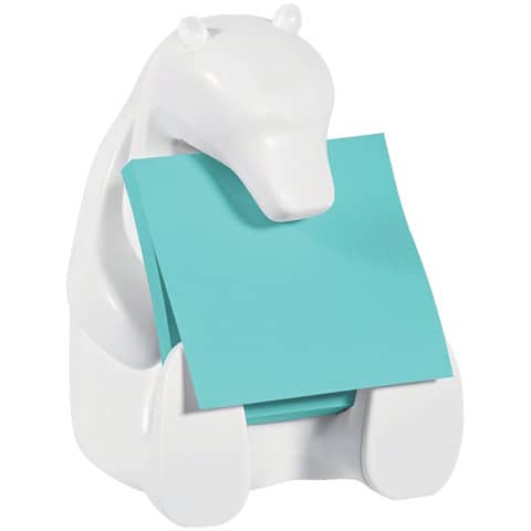 Dispenser foglietti adesivi Post-it® Z-Notes Orso conf. dispenser + 1 ricarica - BEAR-330